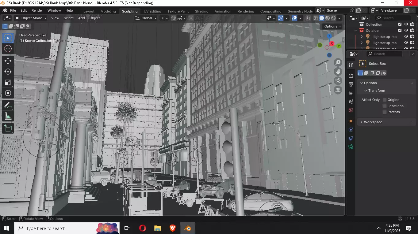 Map Bank A Large Scale Multi-Floor Tactical Environment interior Low-poly 3D model_2