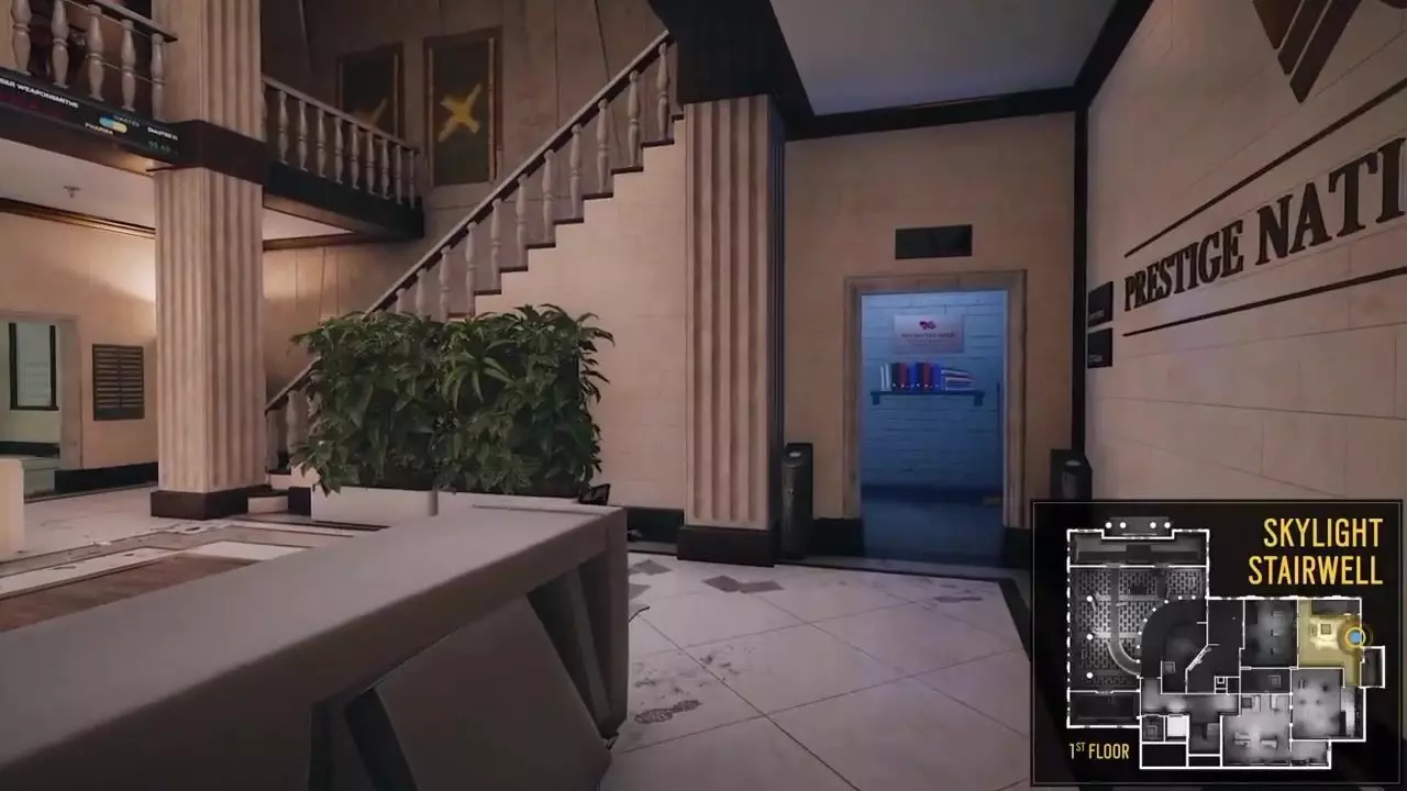 Map Bank A Large Scale Multi-Floor Tactical Environment interior Low-poly 3D model_52