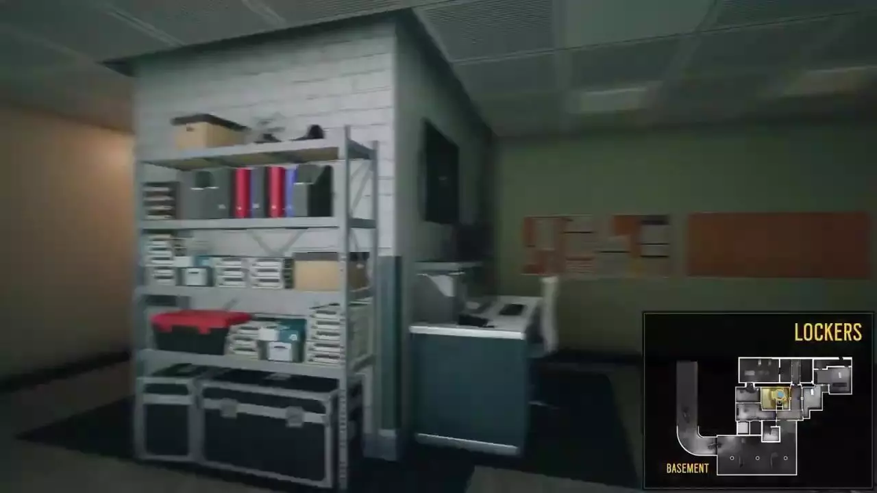 Map Bank A Large Scale Multi-Floor Tactical Environment interior Low-poly 3D model_34