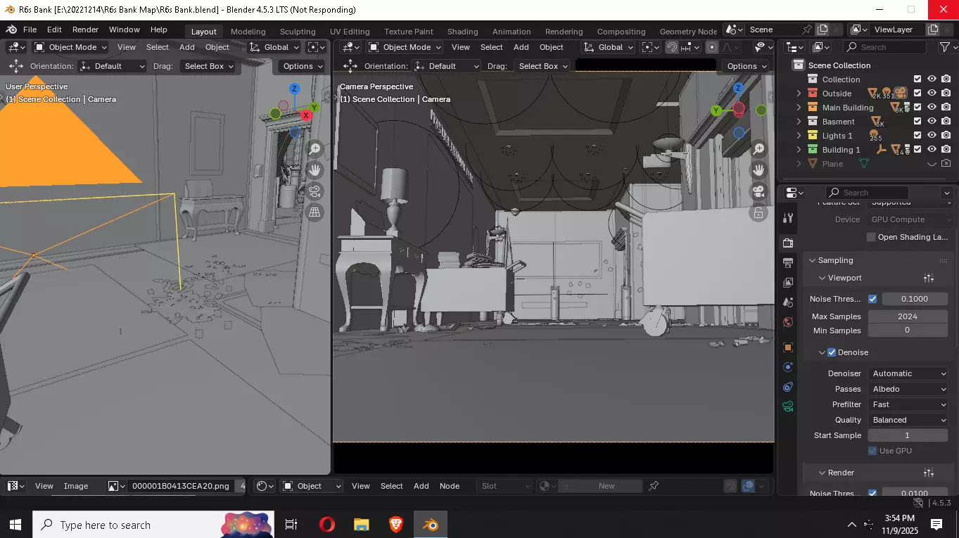Map Bank A Large Scale Multi-Floor Tactical Environment interior Low-poly 3D model_4