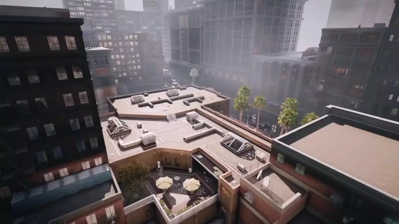 Map Bank A Large Scale Multi-Floor Tactical Environment interior Low-poly 3D model_40