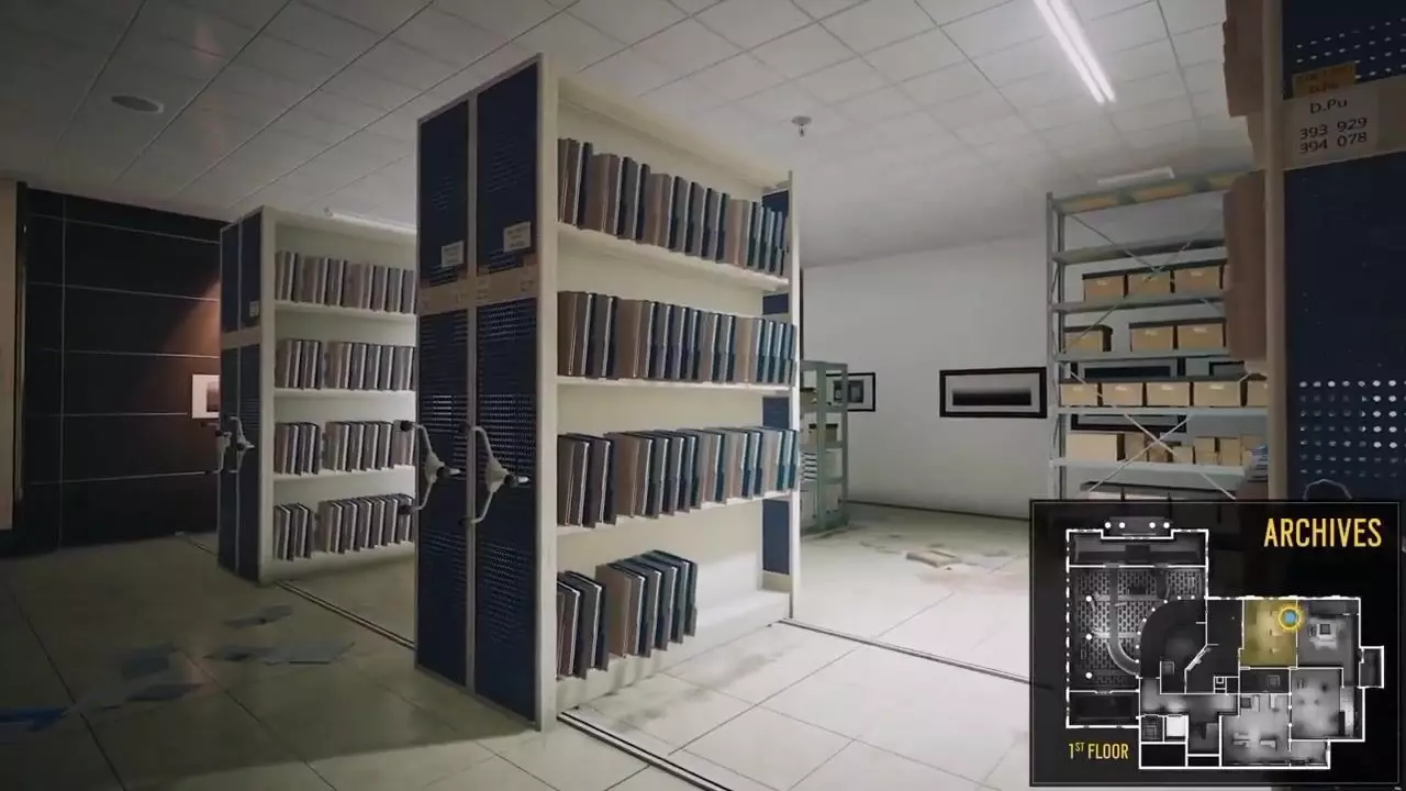 Map Bank A Large Scale Multi-Floor Tactical Environment interior Low-poly 3D model_17