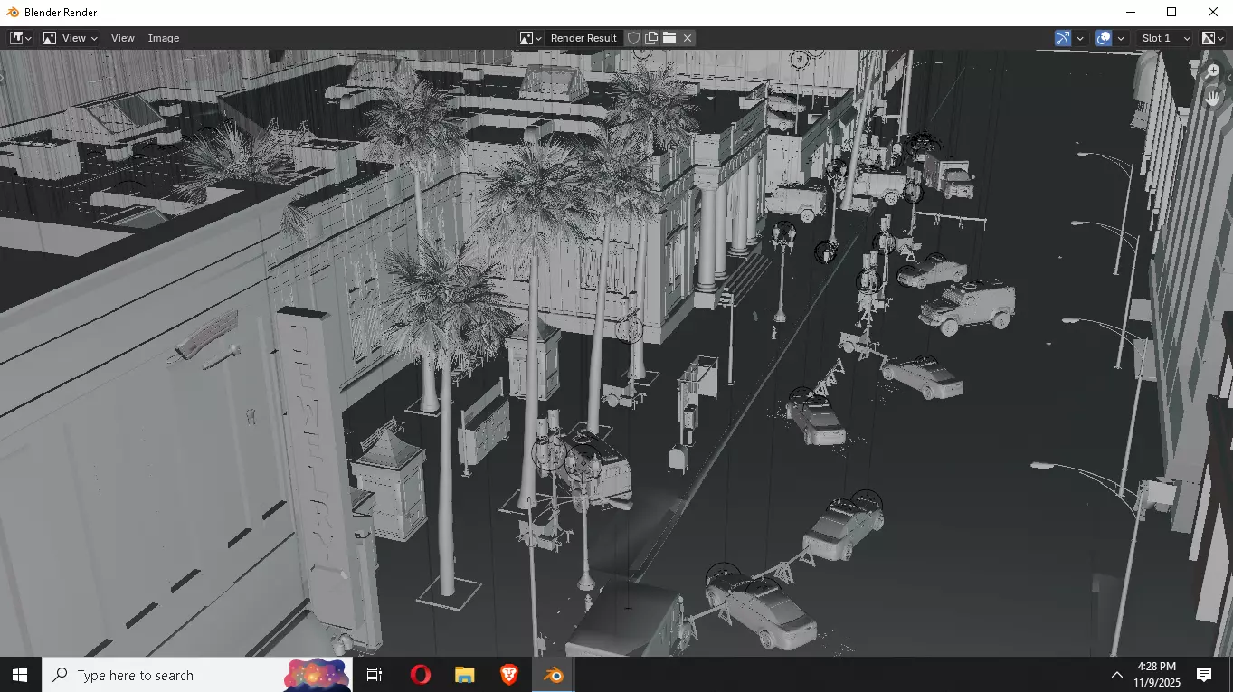 Map Bank A Large Scale Multi-Floor Tactical Environment interior Low-poly 3D model_3