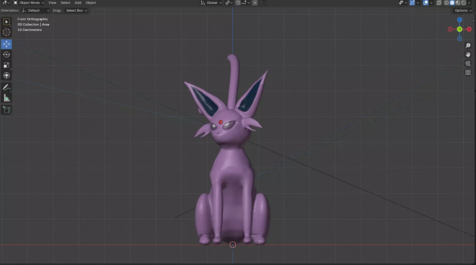 Espeon 3D print model_2