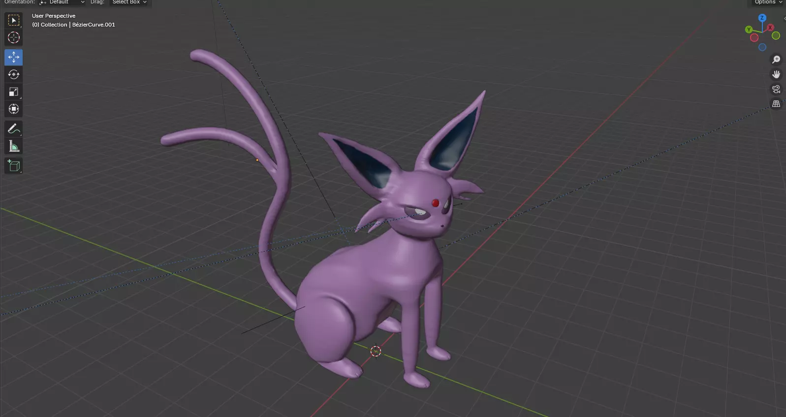 Espeon 3D print model_1