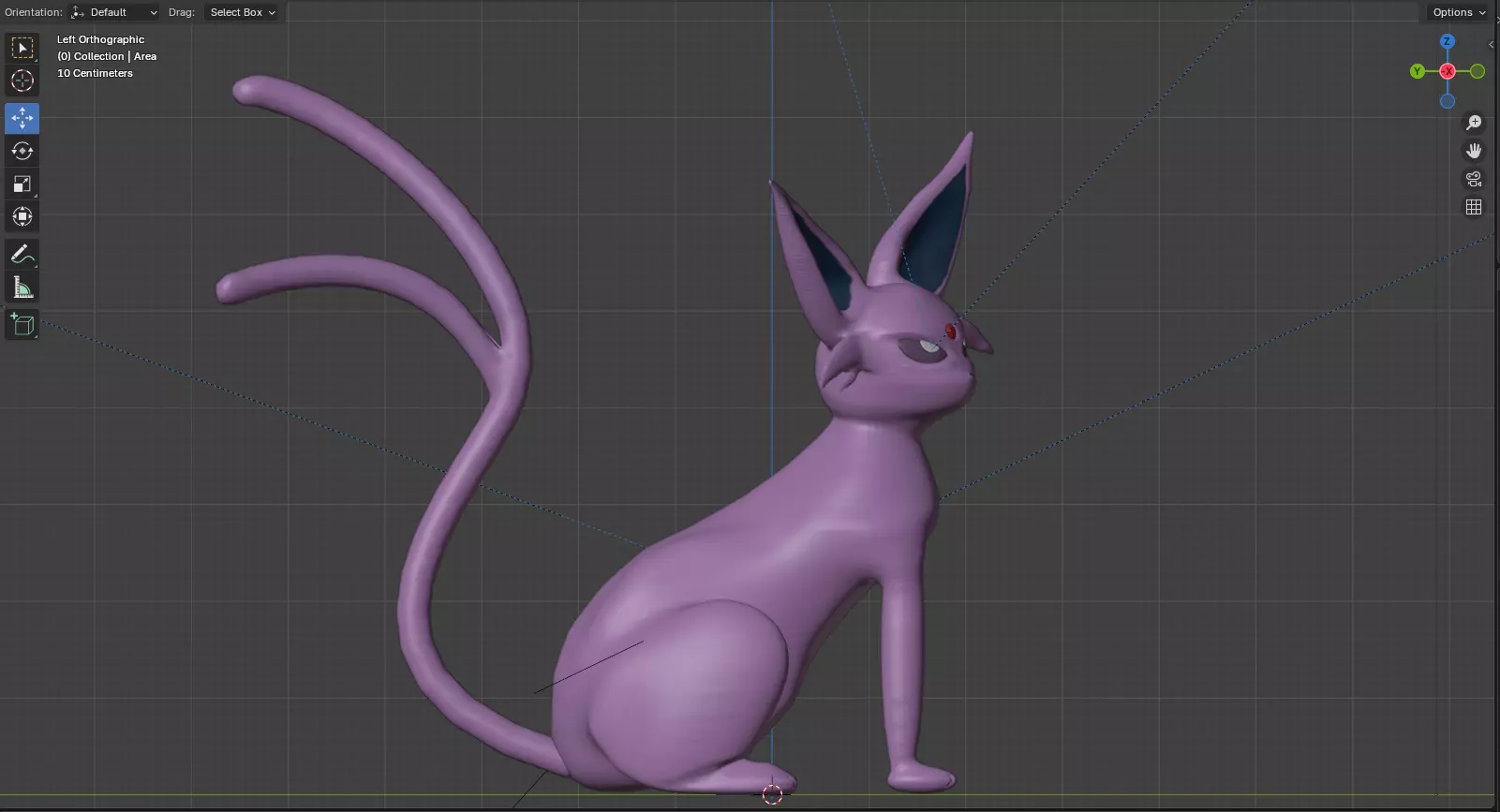 Espeon 3D print model_3