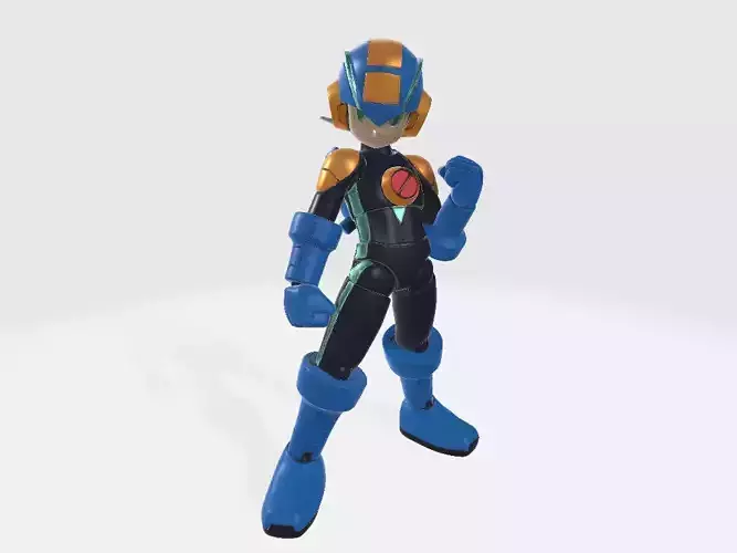 Mega Man Battle  Network Pose 3