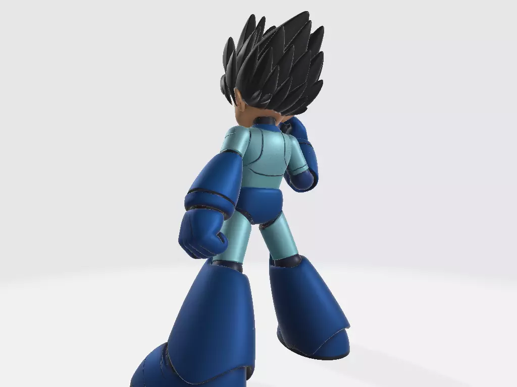 Mega Man 11 Pose 3 3D print model_3