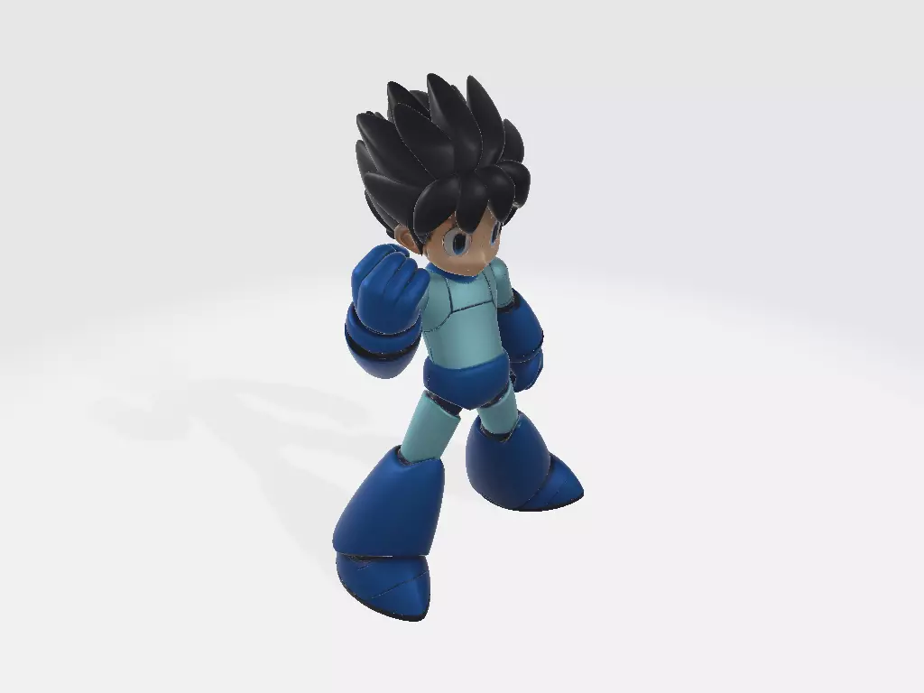 Mega Man 11 Pose 3 3D print model_5