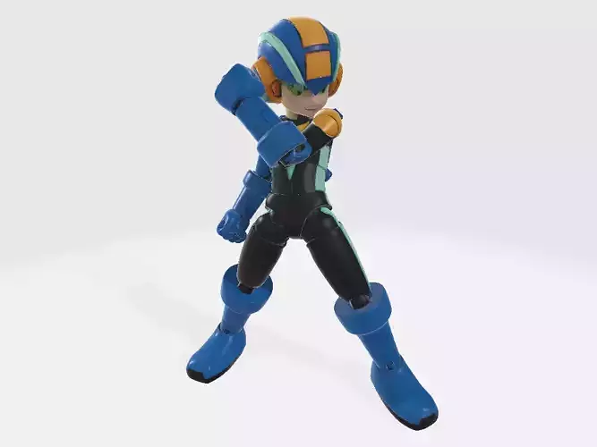 Mega Man Battle  Network Pose 4