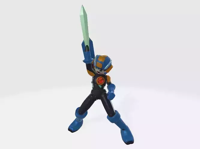 Mega Man Battle  Network Pose 7