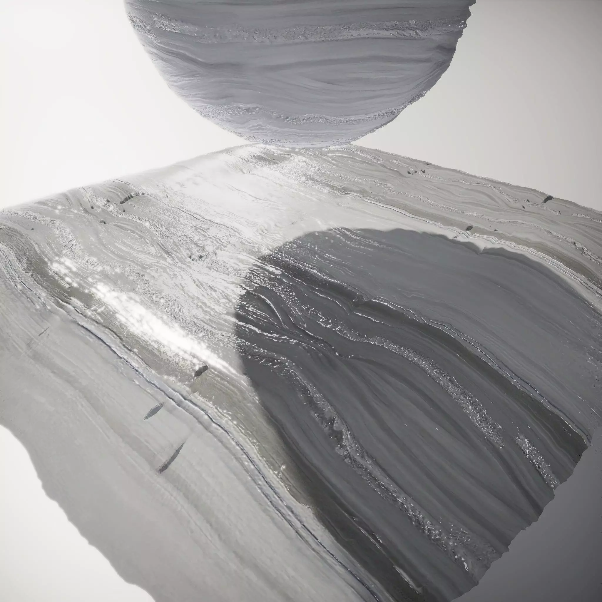 Marble Agate Grey Matte Texture_0