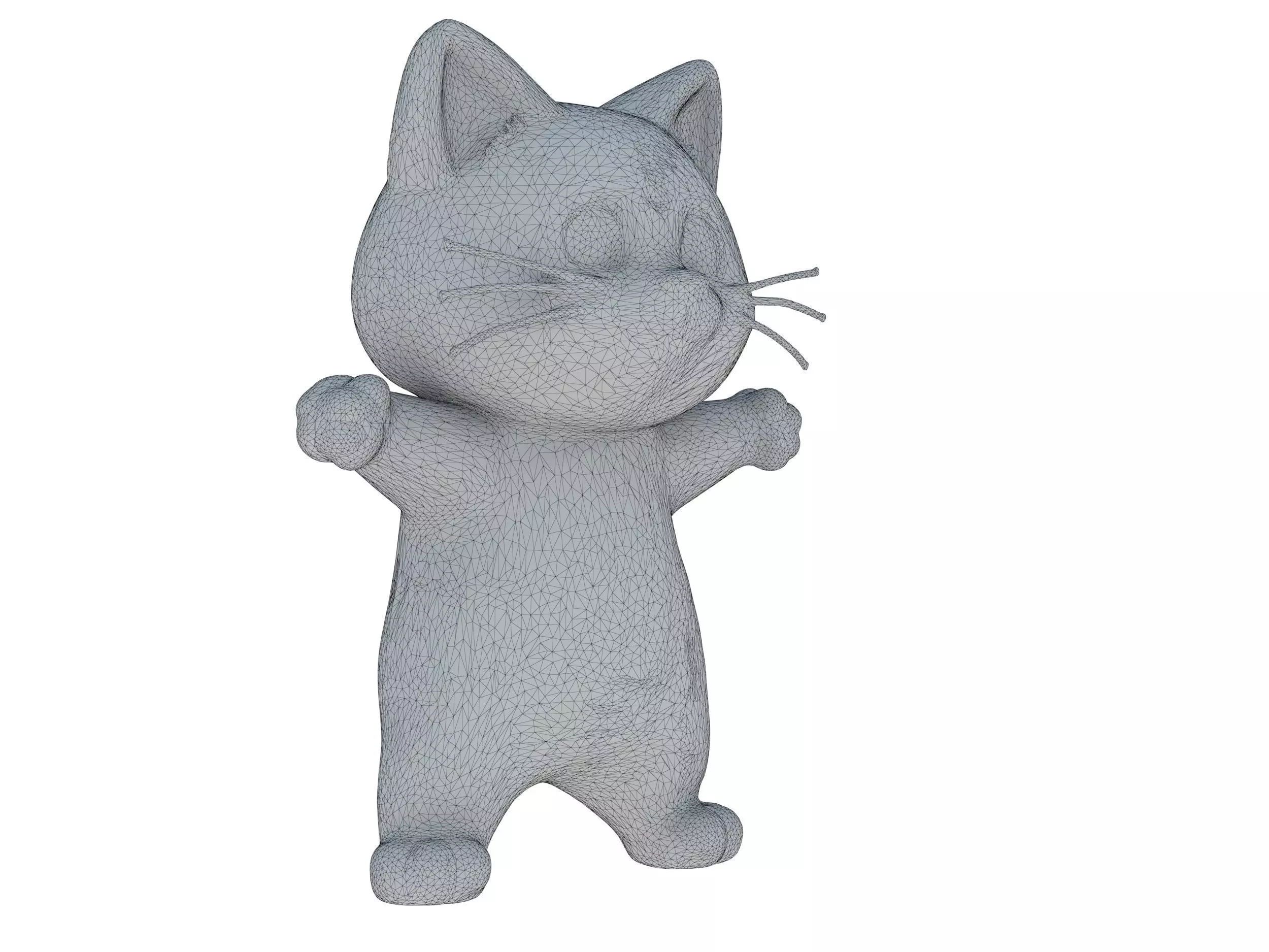 Cartoon Cat 3D model_9
