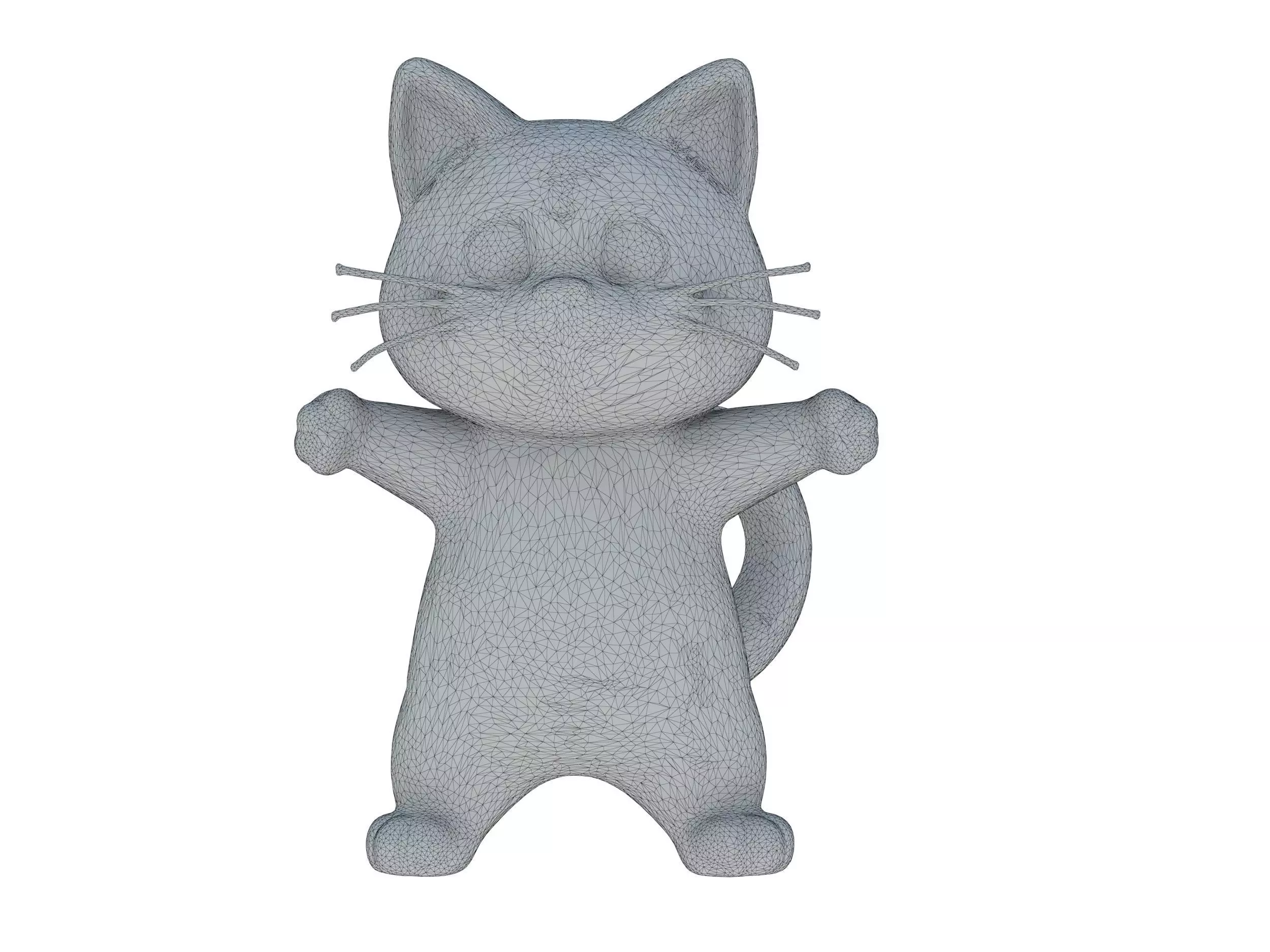 Cartoon Cat 3D model_8
