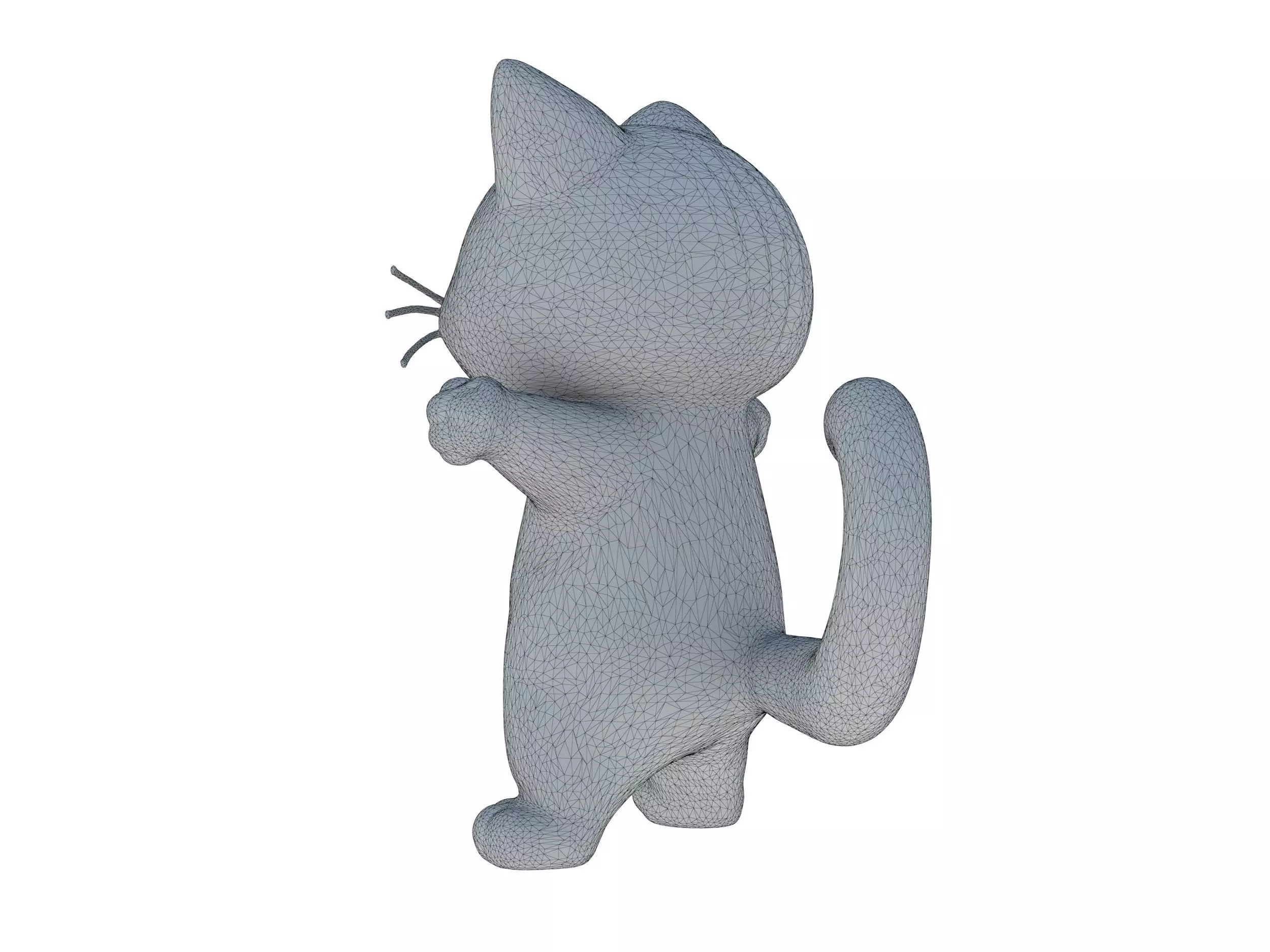 Cartoon Cat 3D model_13