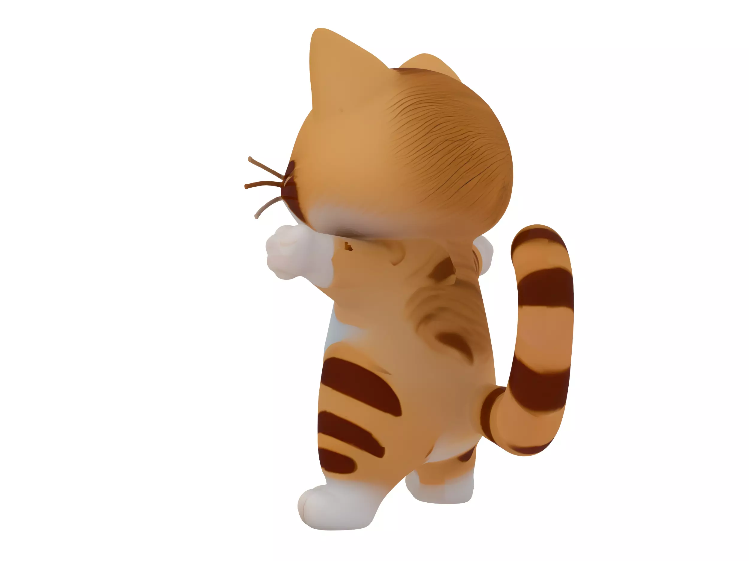 Cartoon Cat 3D model_5