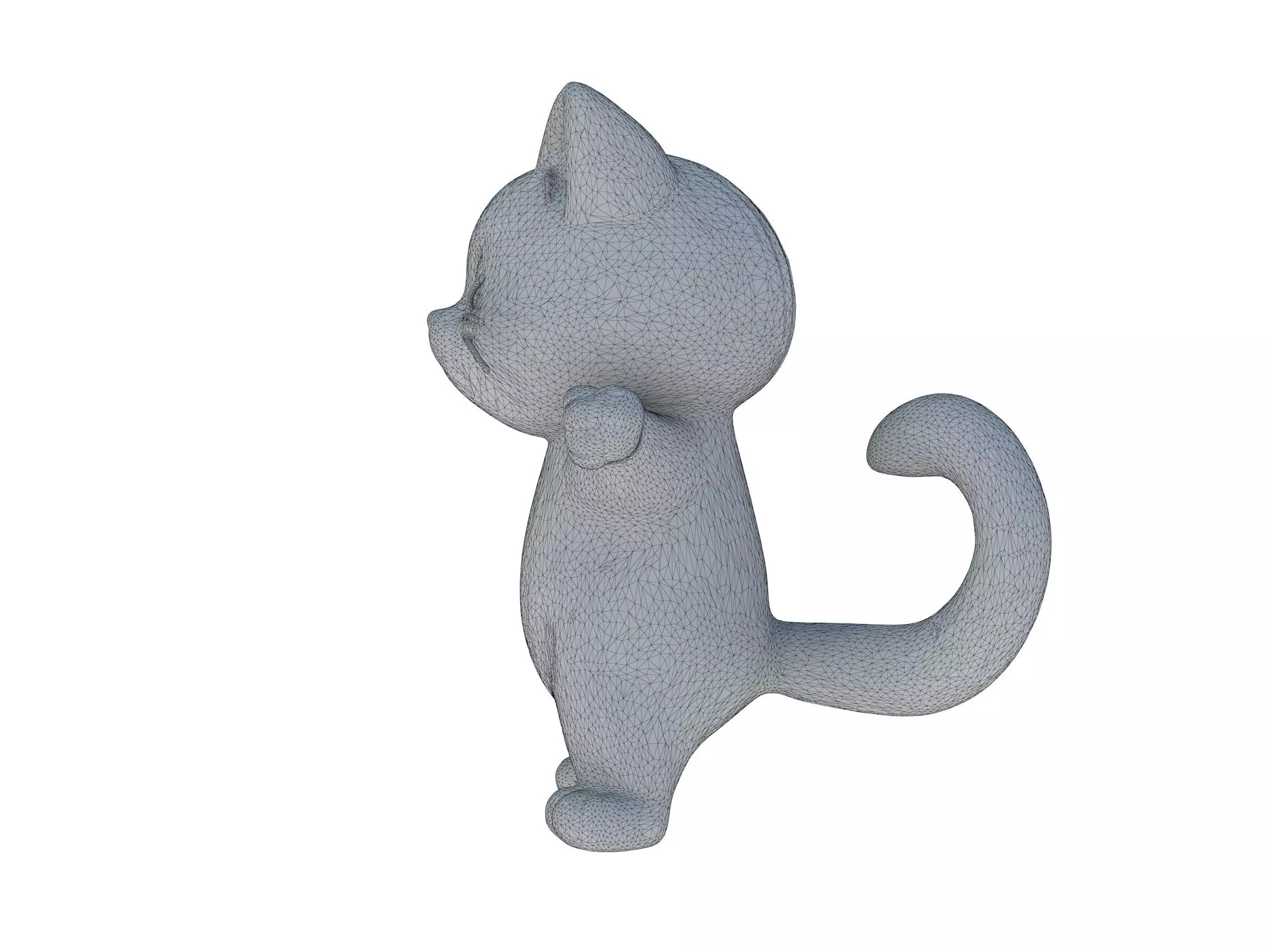 Cartoon Cat 3D model_14