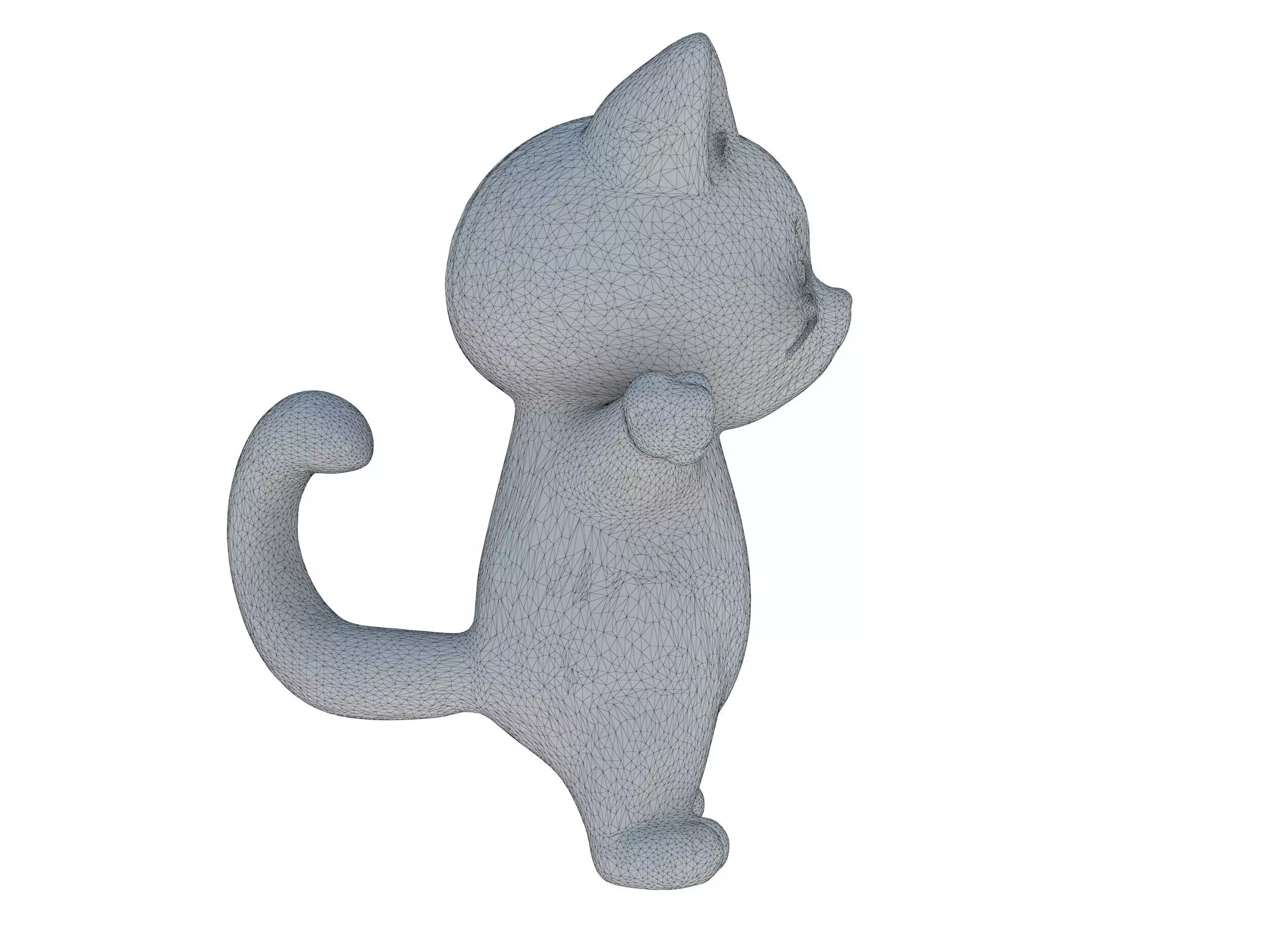 Cartoon Cat 3D model_10