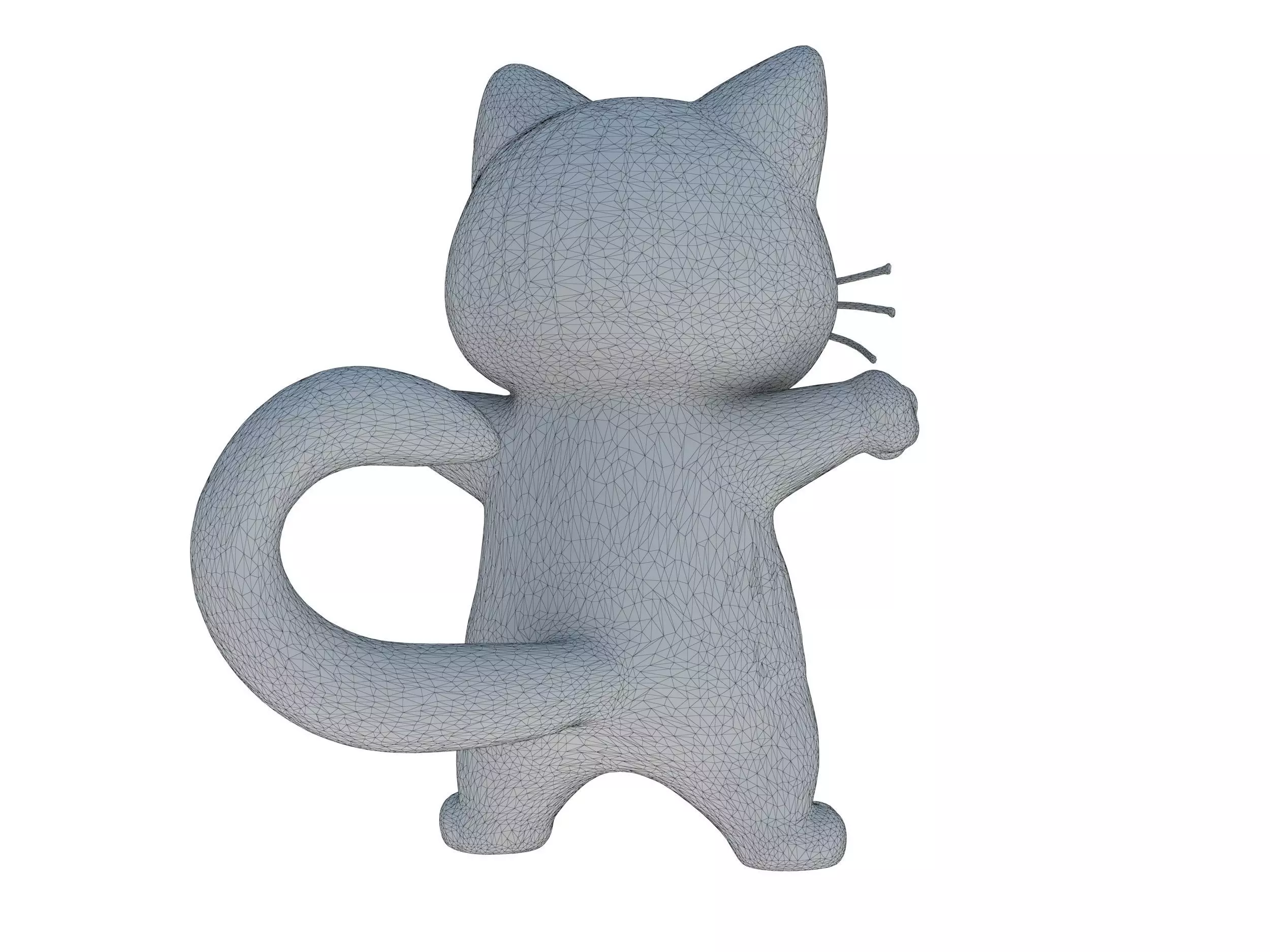 Cartoon Cat 3D model_12