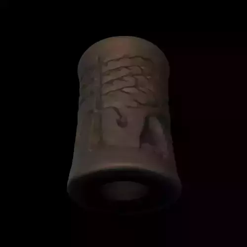 Temptation Adam and Eve Cylinder Seal - 3D Replica