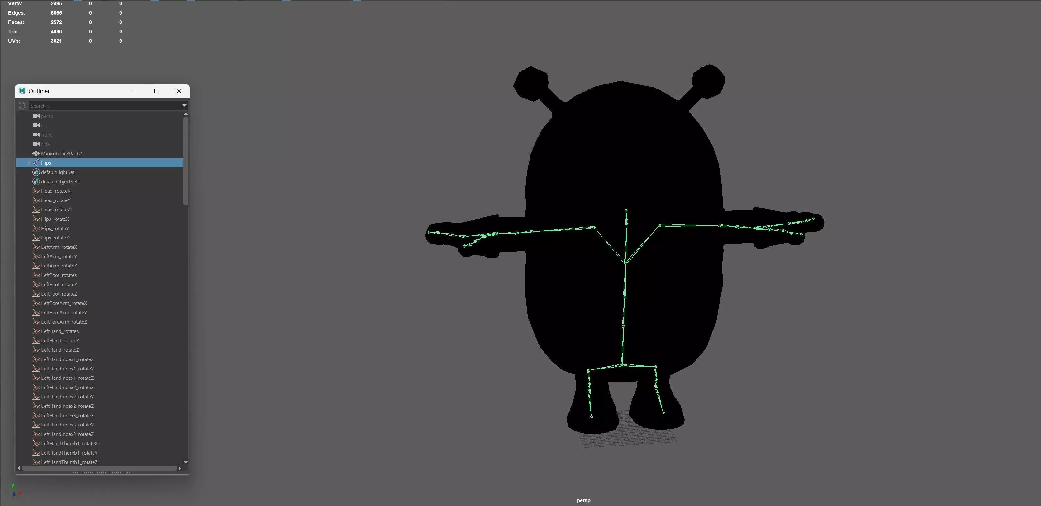 Minirobotic8Pack2 Low-poly 3D model_13