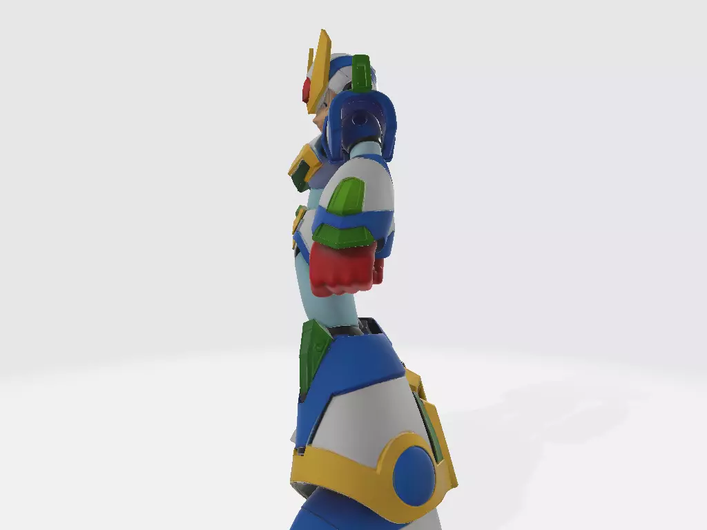 Mega Man X Blade Armor Pose 1 3D print model_1