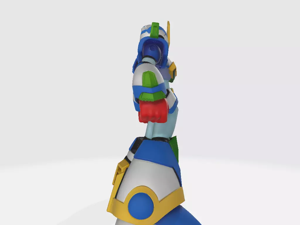 Mega Man X Blade Armor Pose 1 3D print model_3