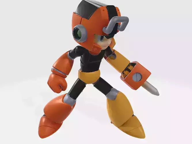 Mega Man Pile Drive Pose 4