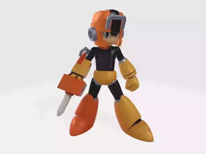 Mega Man Pile Drive Pose 2