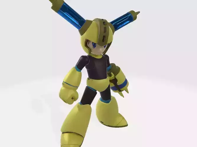 Mega Man Scramble Thunder Pose 2