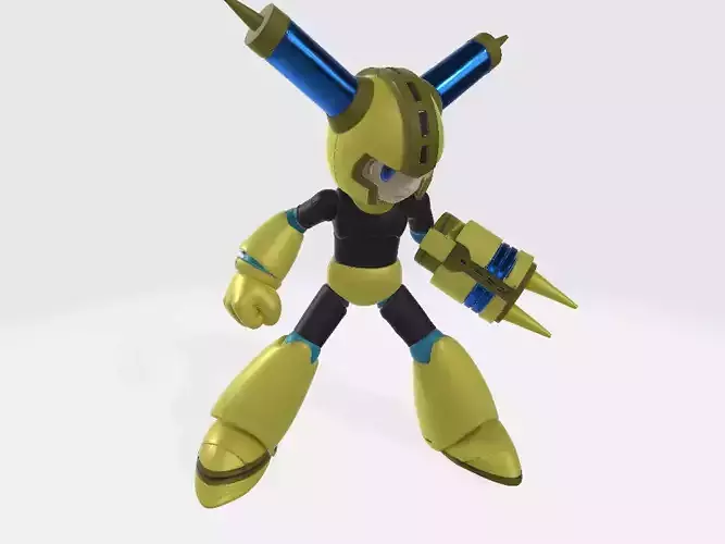 Mega Man Scramble Thunder Pose 3