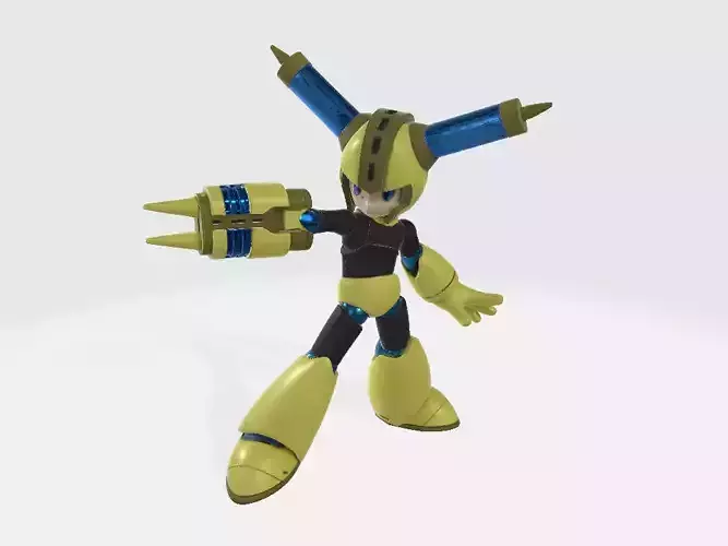 Mega Man Scramble Thunder Pose 5