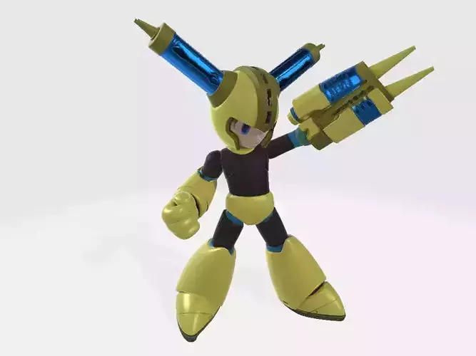 Mega Man Scramble Thunder Pose 6