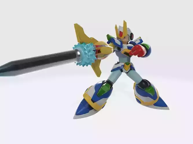 Mega Man X Blade Armor Pose 3