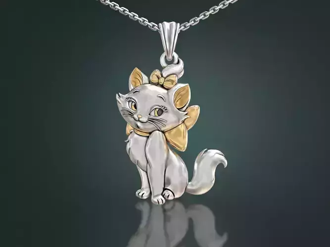 Pendant cat Marie