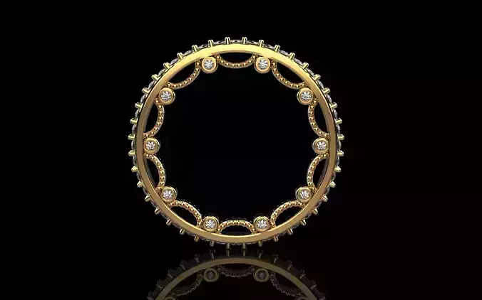 Wedding ring model  724