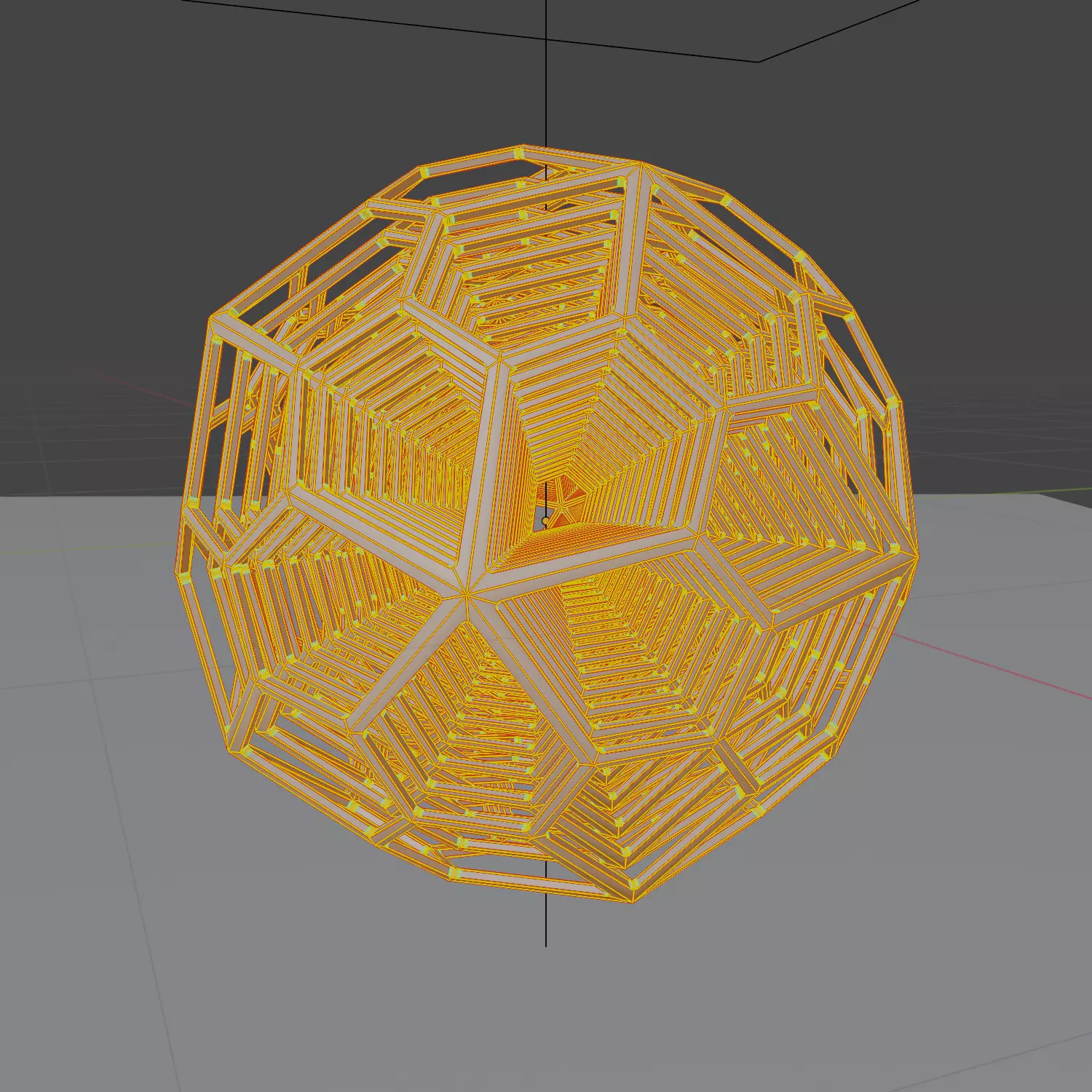 Nested dodecahedron 3D model_8
