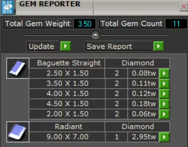 Royal Emerald stl 3dm Ring Model jr00250 3D print model_7