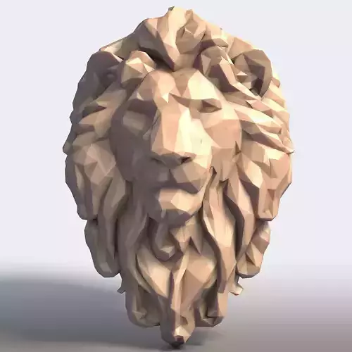 Lion Low Poly