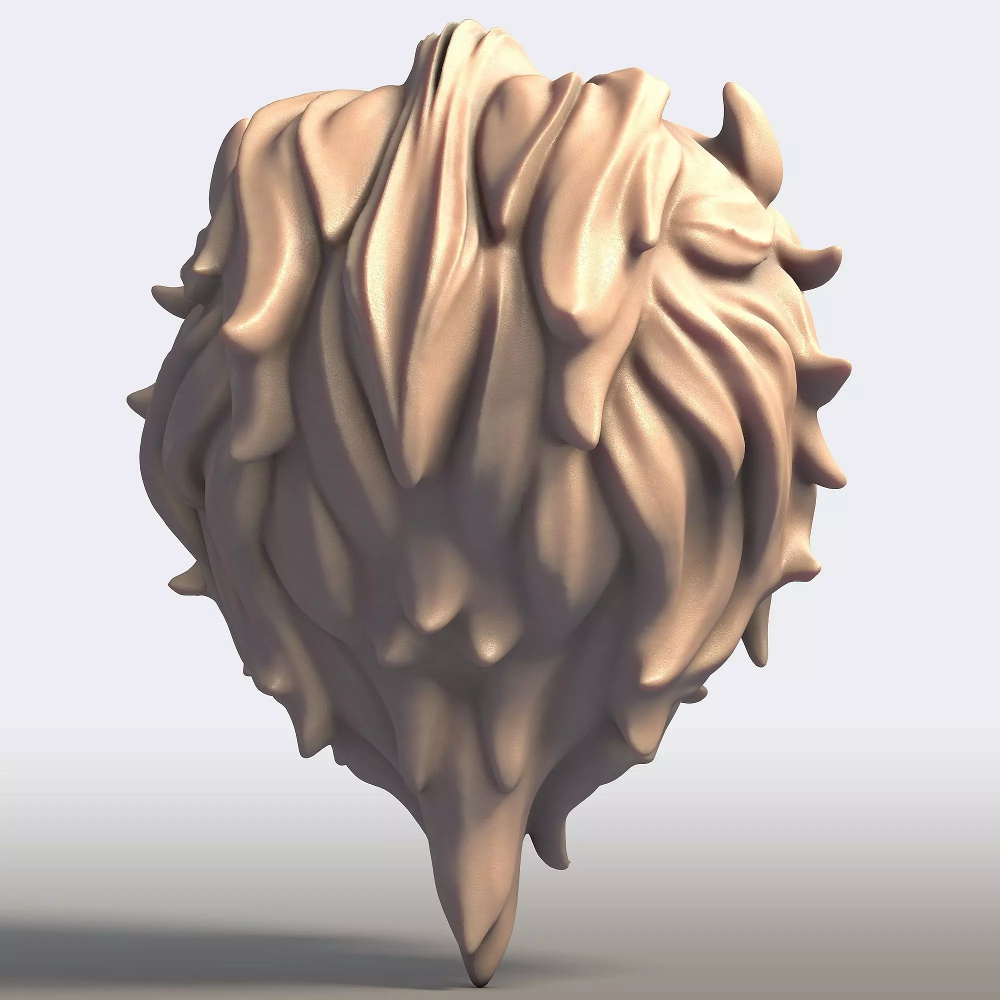 Lion Head 3D print model_4