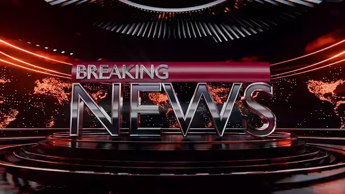 Breaking News Intro Scene