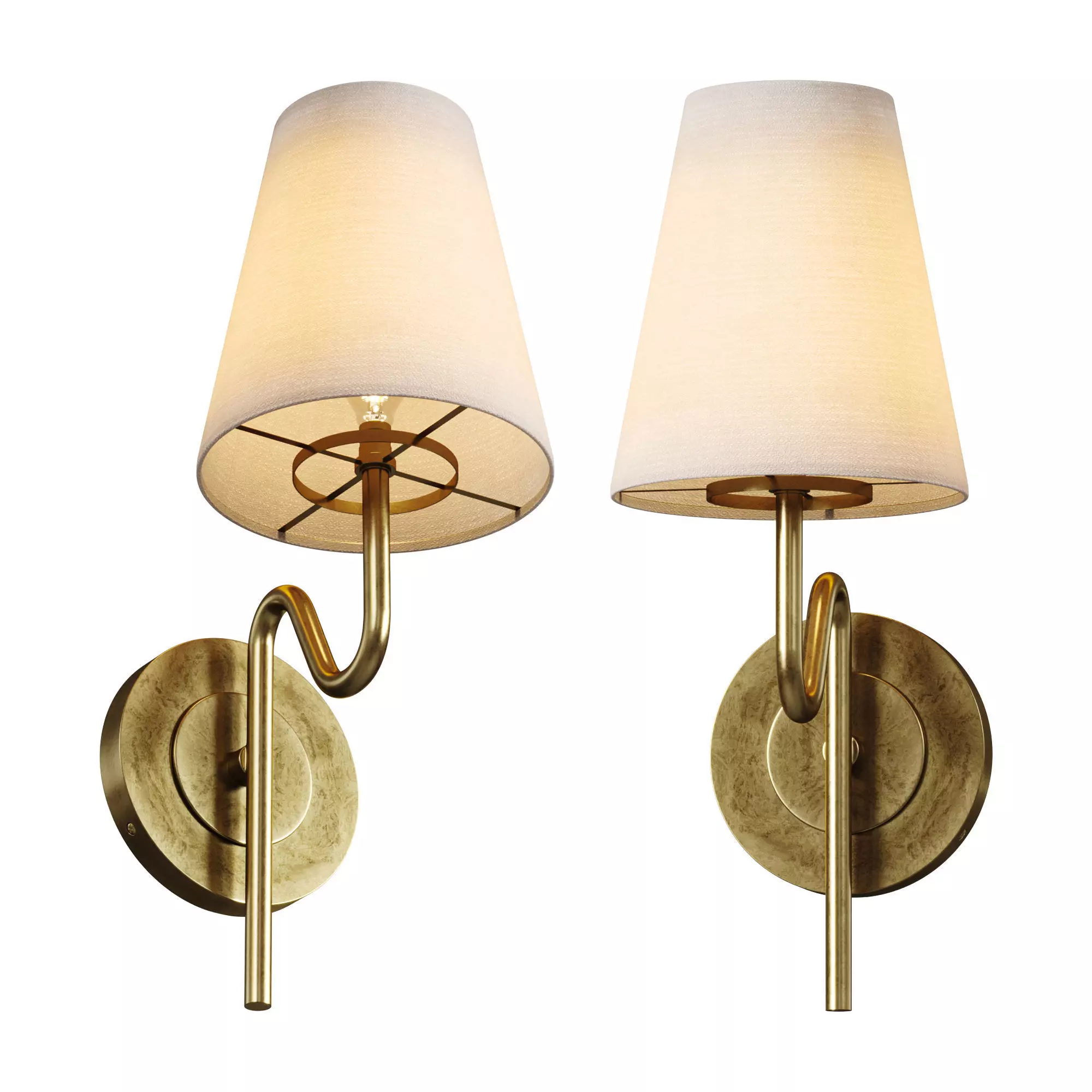 Delanney Linen Sconce by Altardstate 3D model_0