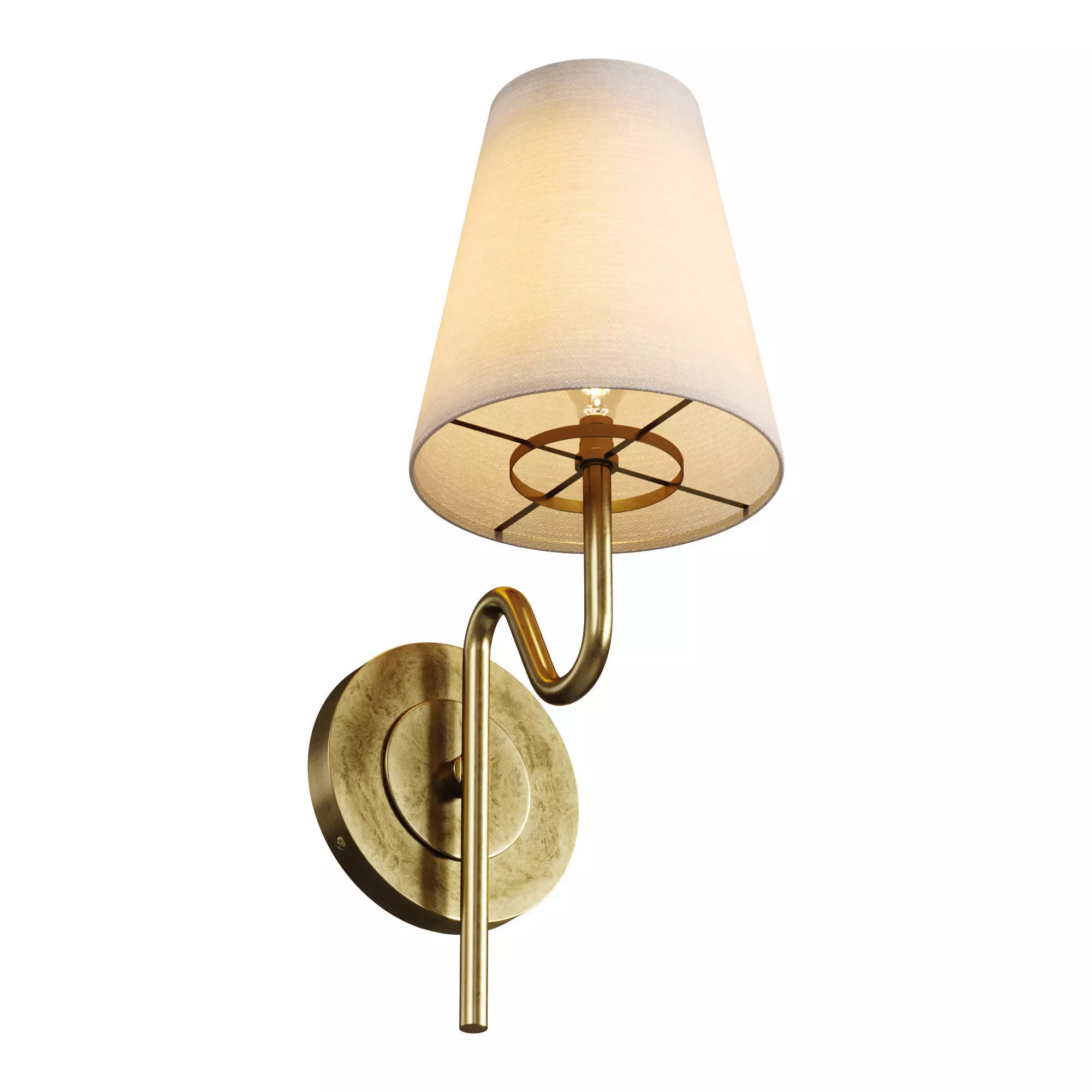 Delanney Linen Sconce by Altardstate 3D model_2
