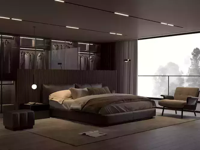 Bedroom Interior Blender
