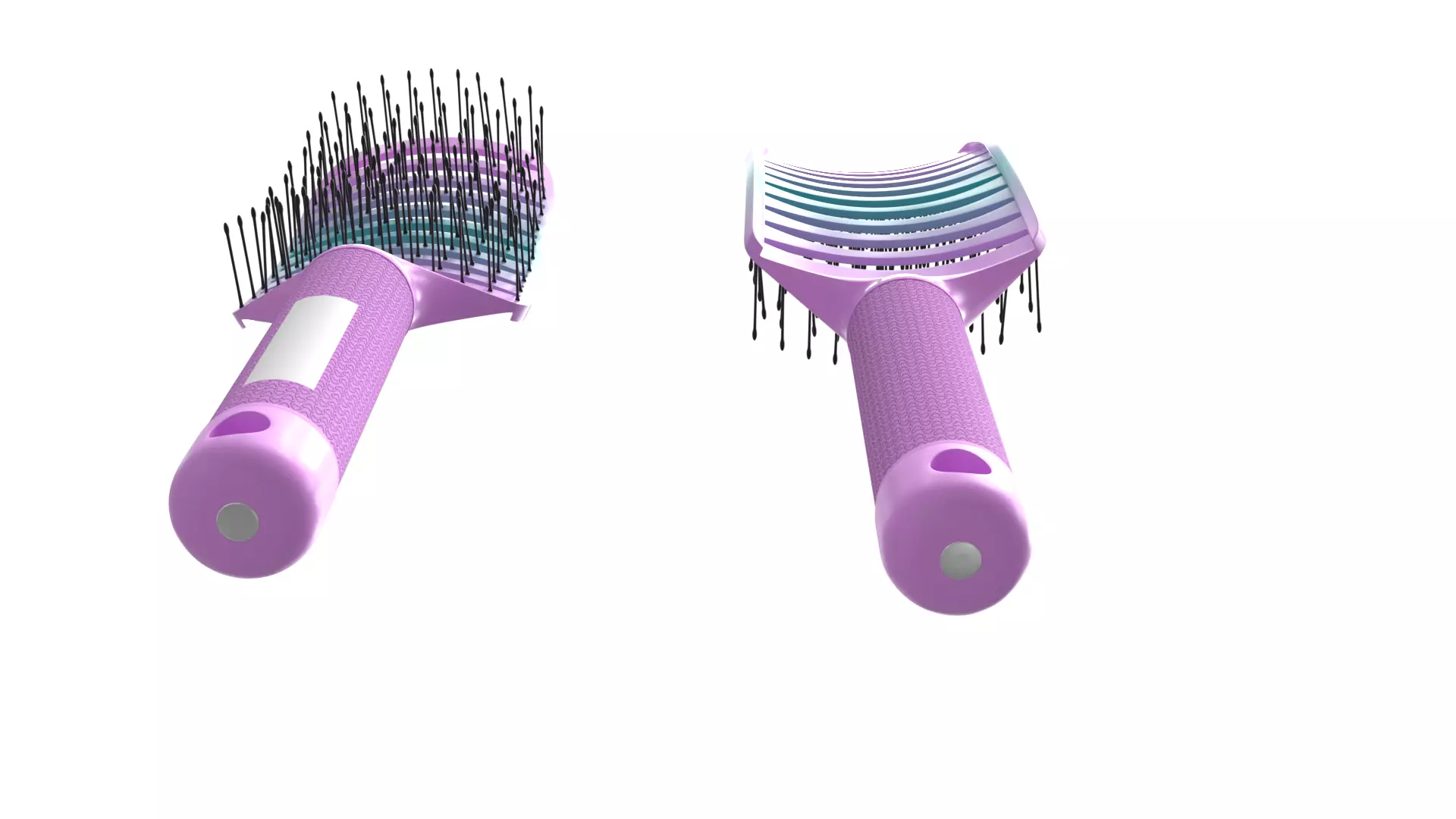 Hair Comb 05 3D model_2