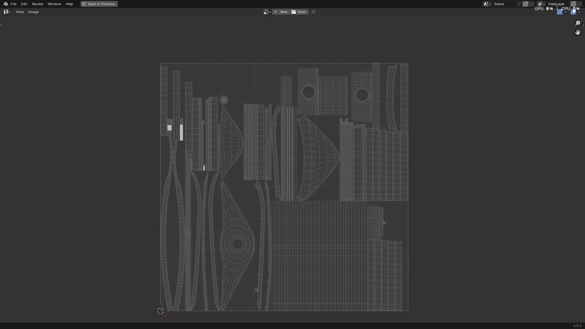Hair Comb 05 3D model_40