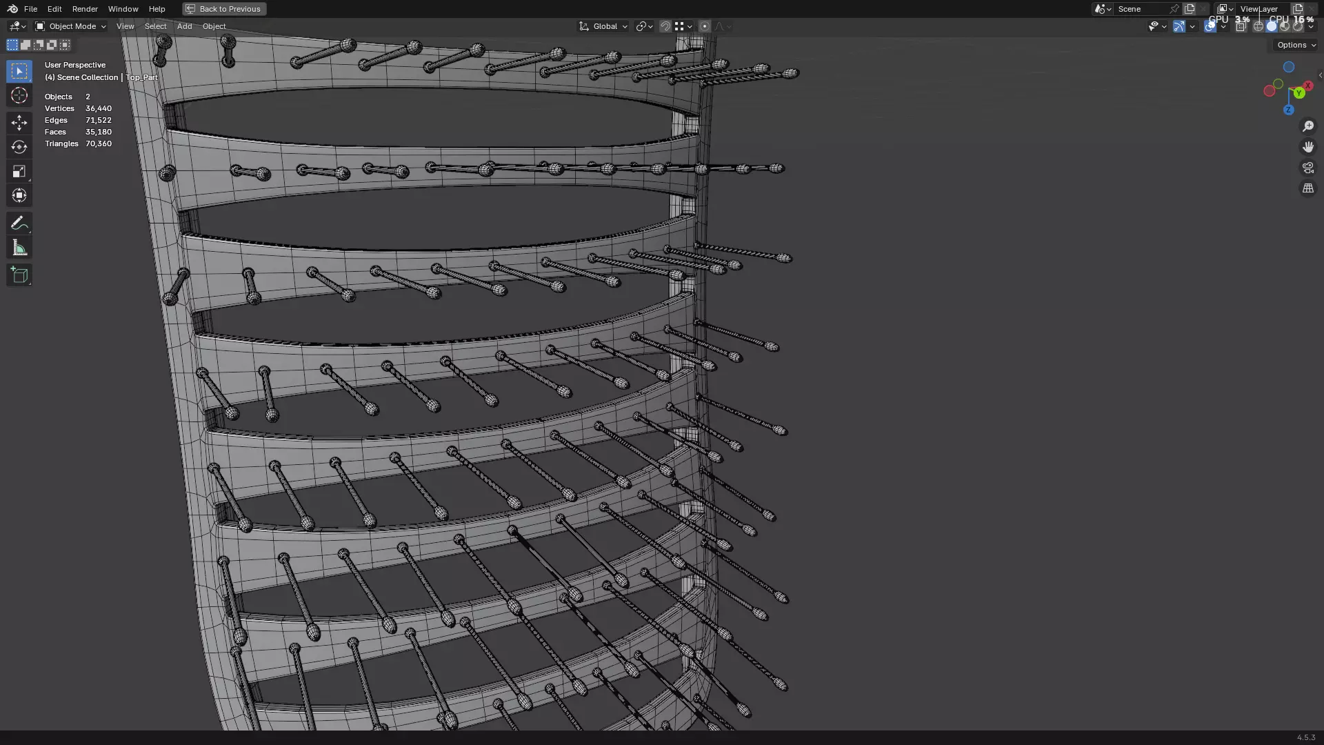 Hair Comb 05 3D model_24