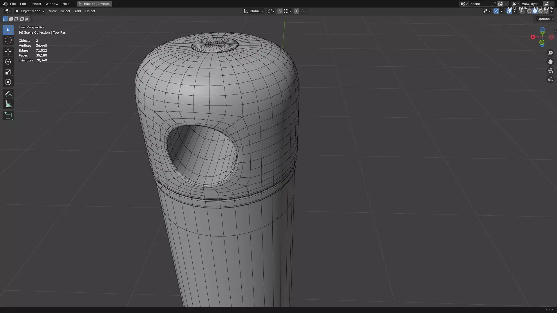 Hair Comb 05 3D model_31