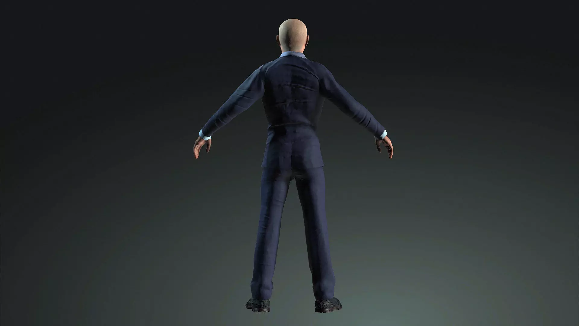 President Vladimir Putin - Rigged and blendshapes Low-poly 3D model_4