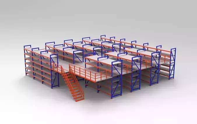 Mild Steel Ware House Rack